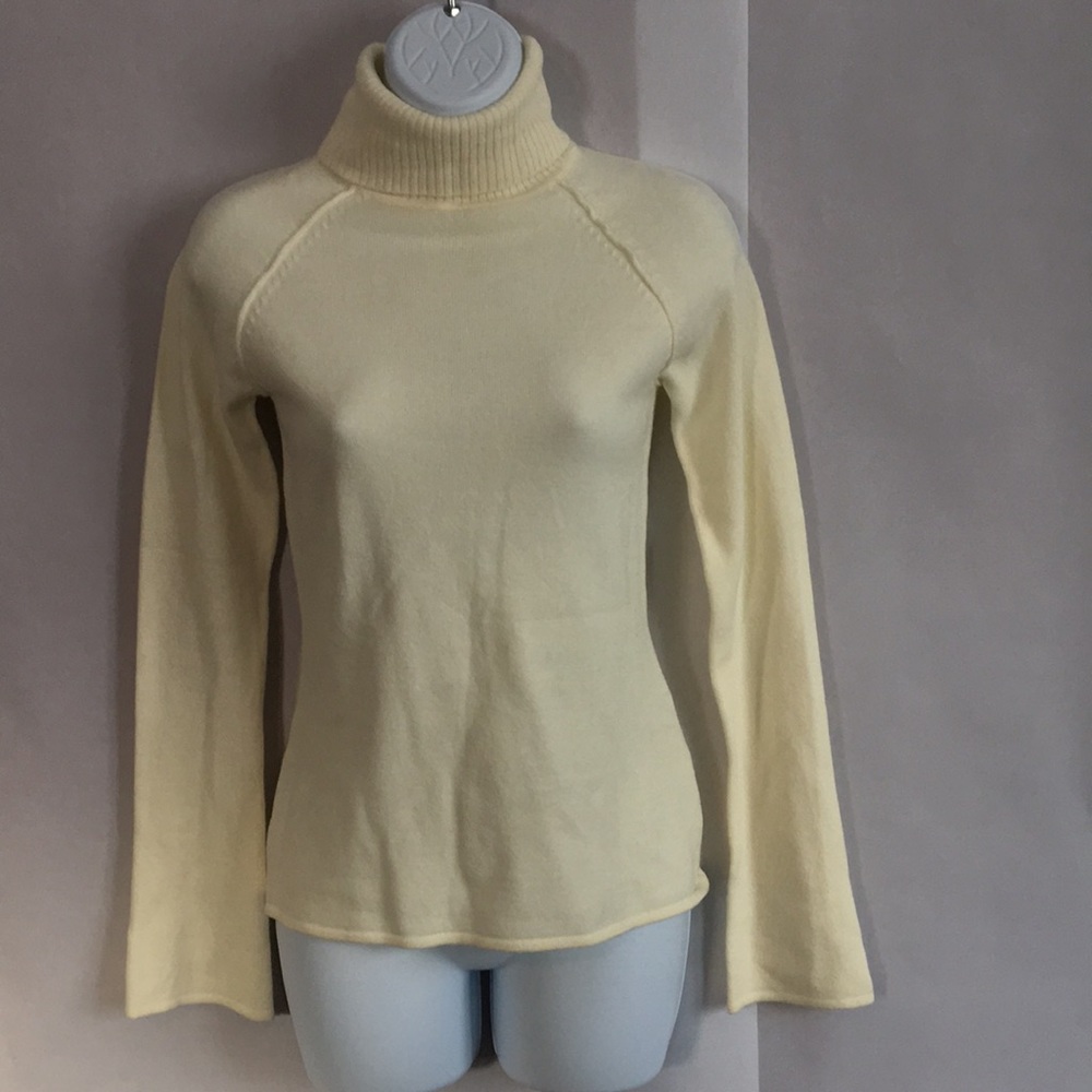 Cream turtleneck sweater